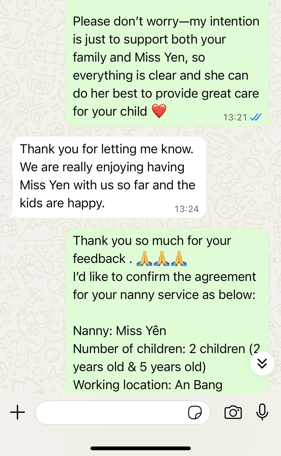 Parent review